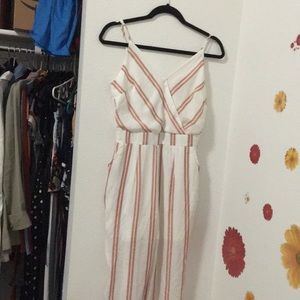 Striped jumpsuit